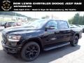 2022 Diamond Black Crystal Pearl Ram 1500 Laramie Crew Cab 4x4  photo #1