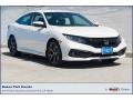 Platinum White Pearl 2019 Honda Civic Sport Sedan