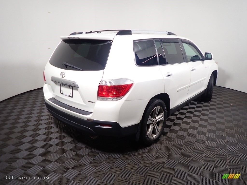 2011 Highlander Limited 4WD - Blizzard White Pearl / Ash photo #19