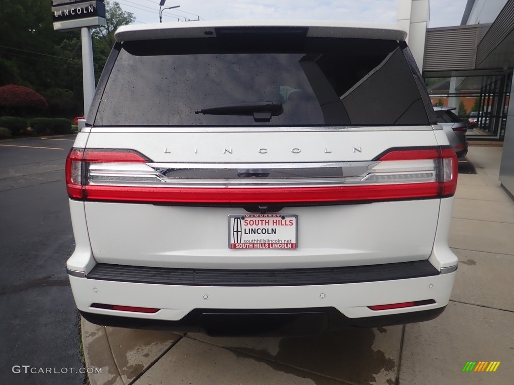 2021 Navigator L Reserve 4x4 - Pristine White / Ebony photo #4