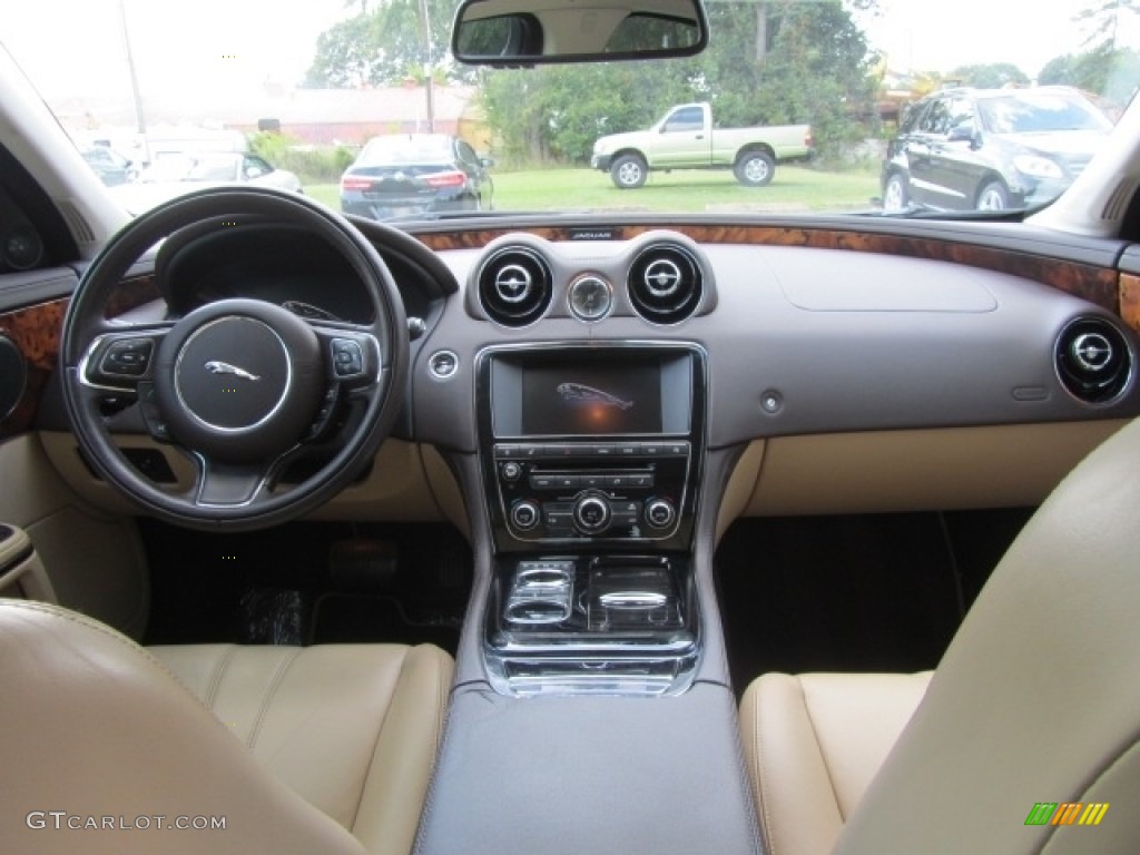 2015 Jaguar XJ XJ Cashew/Truffle Dashboard Photo #144775186