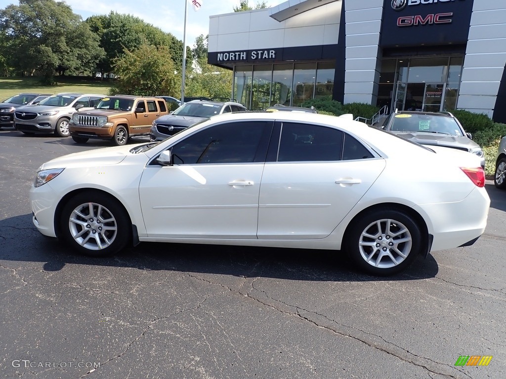 2014 Malibu LT - White Diamond Tricoat / Cocoa/Light Neutral photo #2