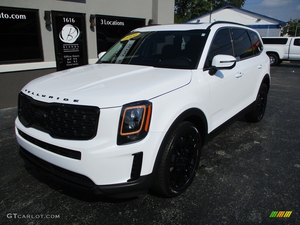 2021 Telluride EX AWD - Snow White Pearl / Black photo #2