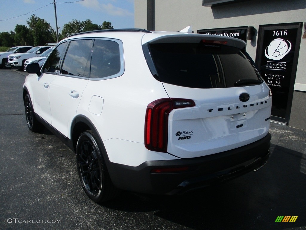 2021 Telluride EX AWD - Snow White Pearl / Black photo #3