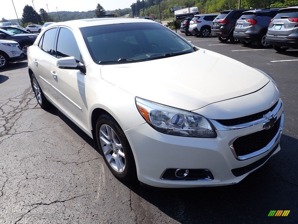 2014 Malibu LT - White Diamond Tricoat / Cocoa/Light Neutral photo #9