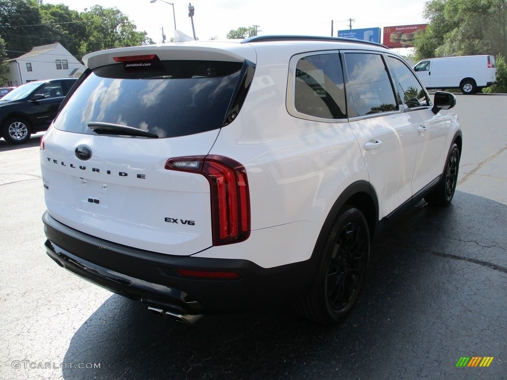2021 Telluride EX AWD - Snow White Pearl / Black photo #4