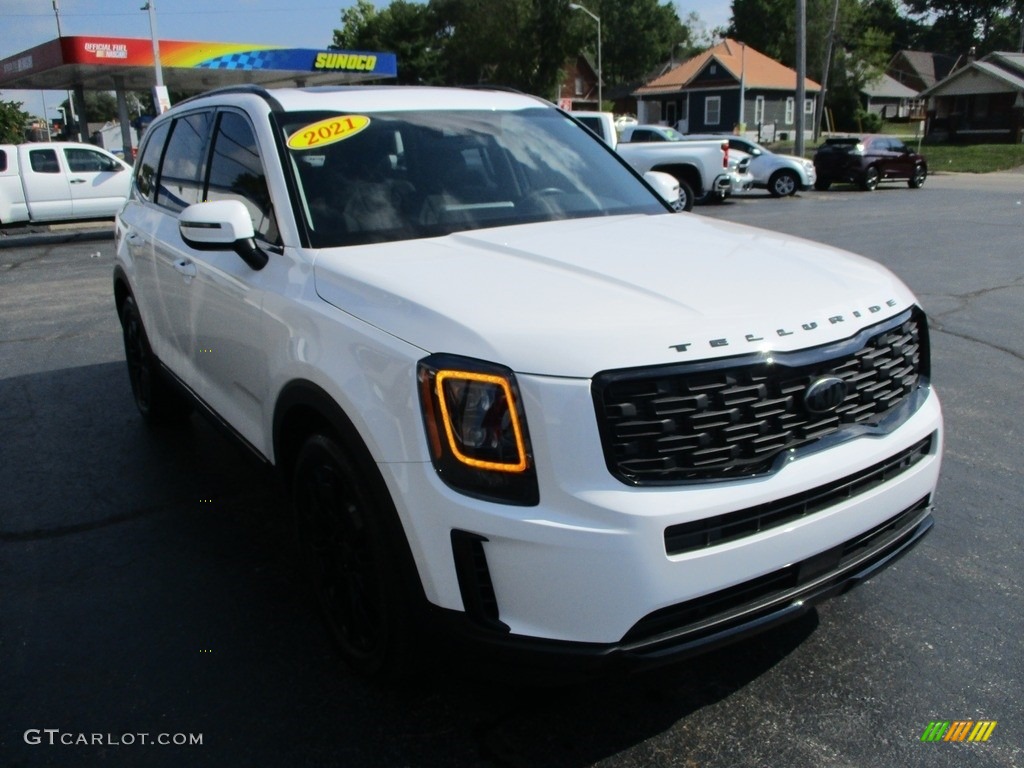 2021 Telluride EX AWD - Snow White Pearl / Black photo #5