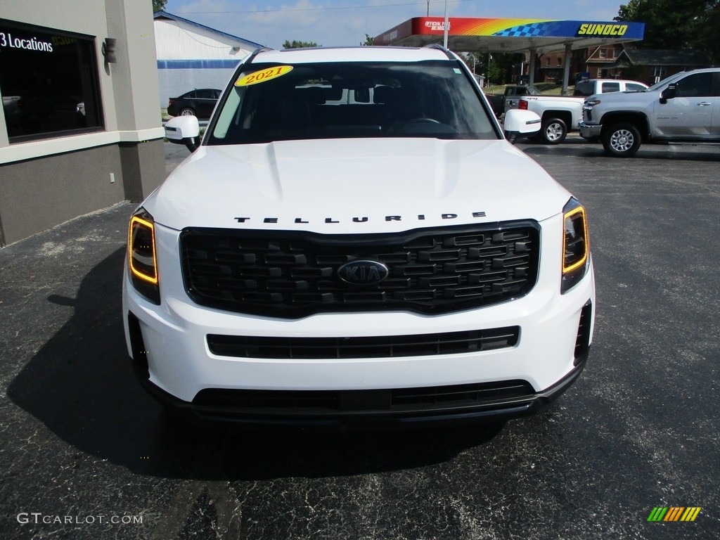 2021 Telluride EX AWD - Snow White Pearl / Black photo #29