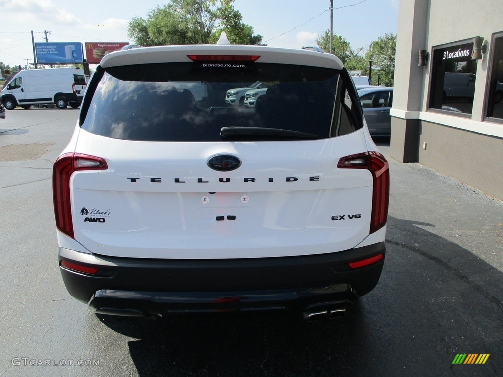 2021 Telluride EX AWD - Snow White Pearl / Black photo #31