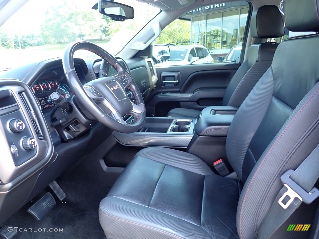 2018 Sierra 1500 SLT Double Cab 4WD - Stone Blue Metallic / Jet Black/­Spice Red photo #21