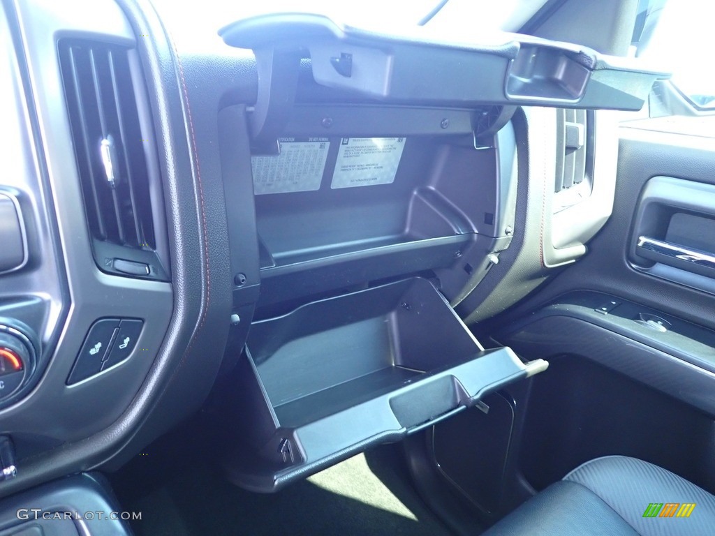 2018 Sierra 1500 SLT Double Cab 4WD - Stone Blue Metallic / Jet Black/­Spice Red photo #28
