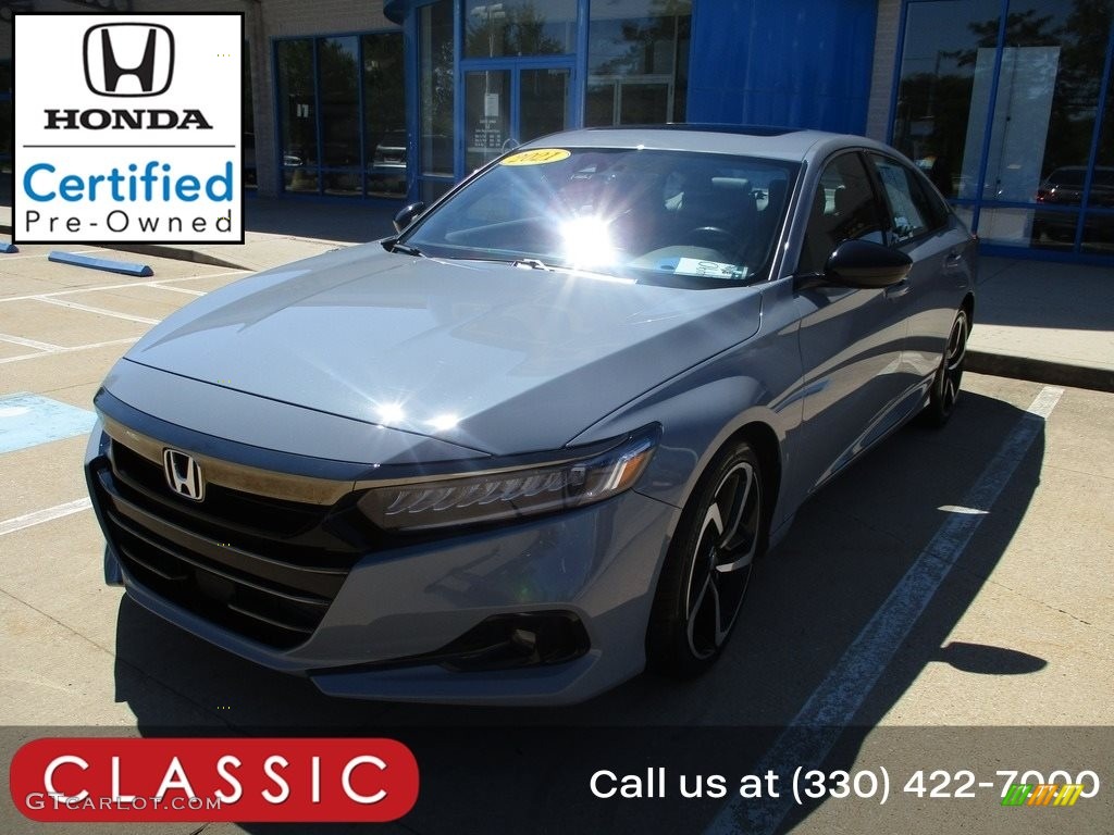 2021 Accord Sport - Sonic Gray Pearl / Black photo #1