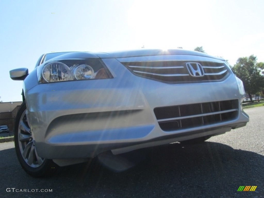 2012 Accord EX Sedan - Alabaster Silver Metallic / Black photo #2