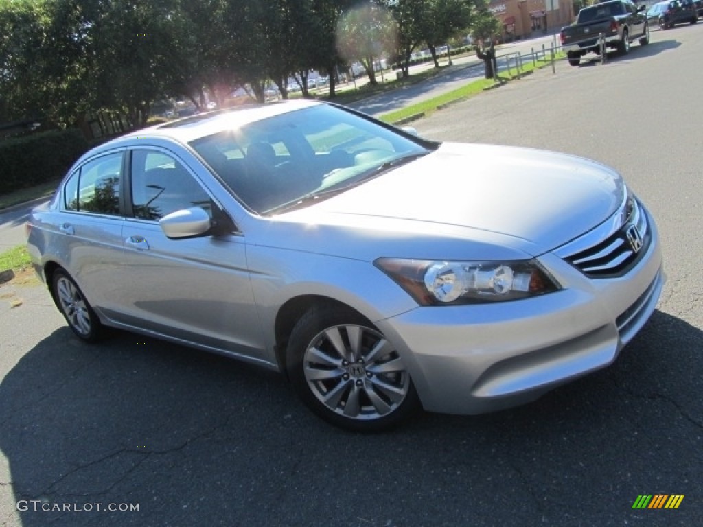 2012 Accord EX Sedan - Alabaster Silver Metallic / Black photo #3