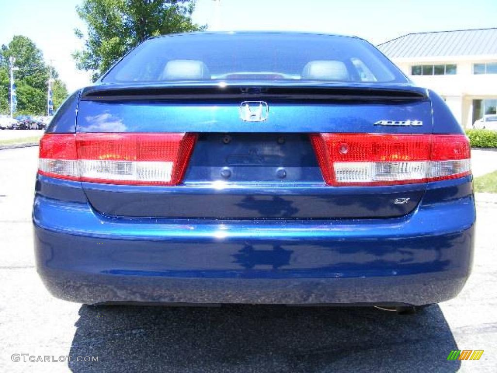 2003 Accord EX Sedan - Eternal Blue Pearl / Black photo #4