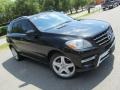 2014 Obsidian Black Metallic Mercedes-Benz ML 350 4Matic  photo #3