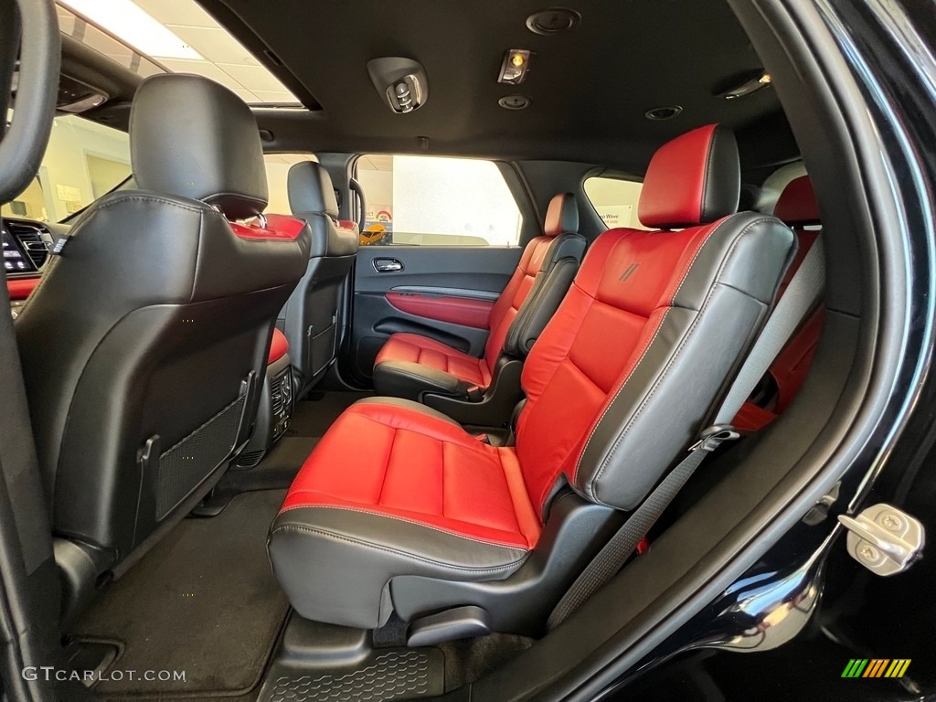 Red/Black Interior 2022 Dodge Durango R/T Blacktop AWD Photo #144777962