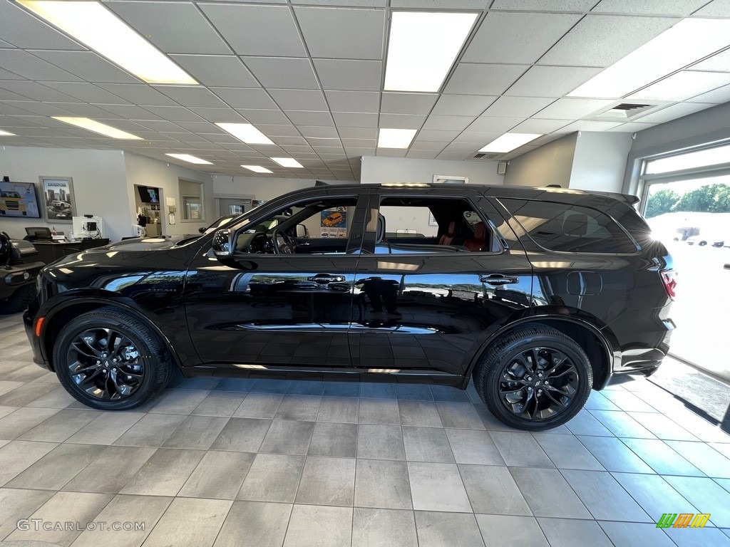DB Black 2022 Dodge Durango R/T Blacktop AWD Exterior Photo #144778082