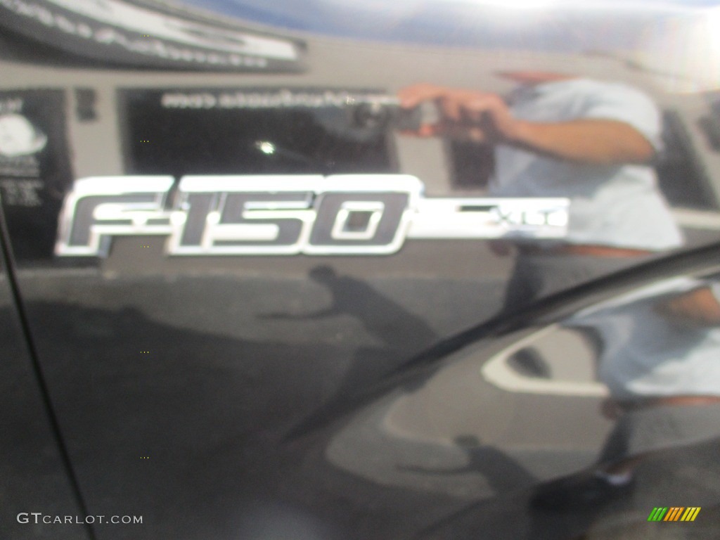2013 F150 XLT SuperCrew 4x4 - Tuxedo Black Metallic / Steel Gray photo #27