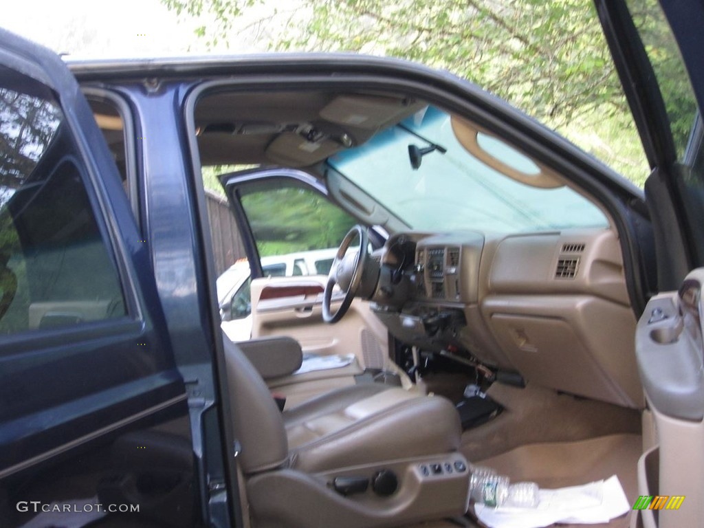 2003 Excursion Eddie Bauer 4x4 - Medium Wedgewood Blue Metallic / Medium Parchment photo #8