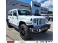 Bright White 2022 Jeep Wrangler Unlimited Sahara 4XE Hybrid