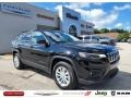 Diamond Black Crystal Pearl 2022 Jeep Cherokee Latitude Lux 4x4