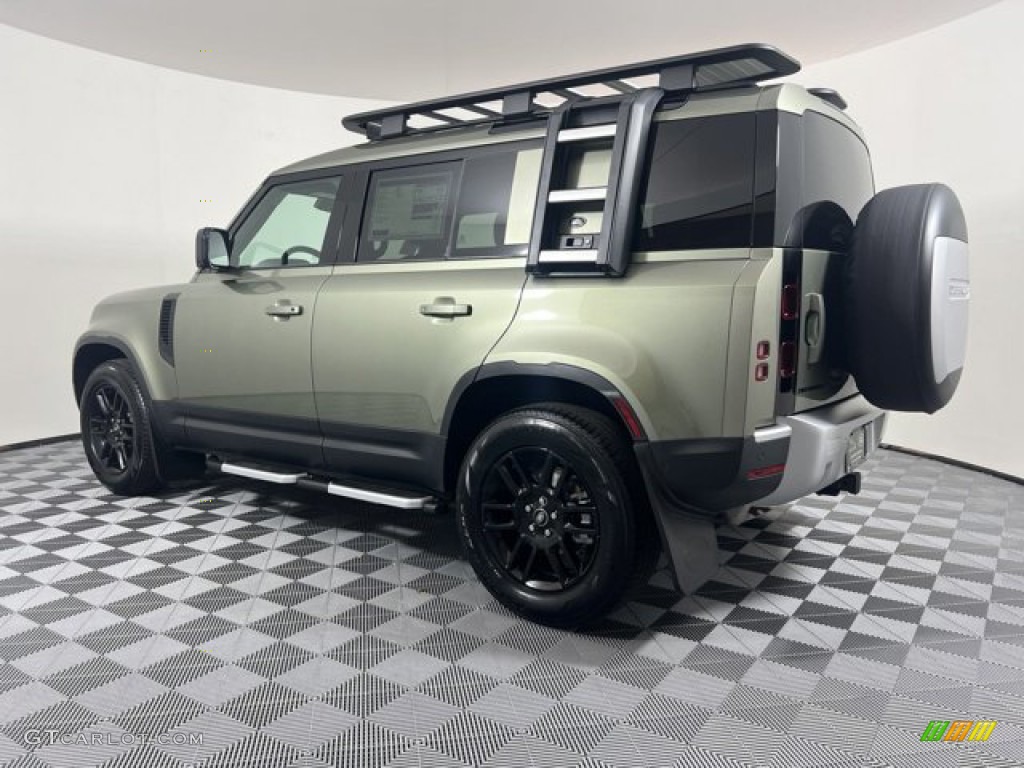 Pangea Green Metallic 2023 Land Rover Defender 110 S Exterior Photo #144779462