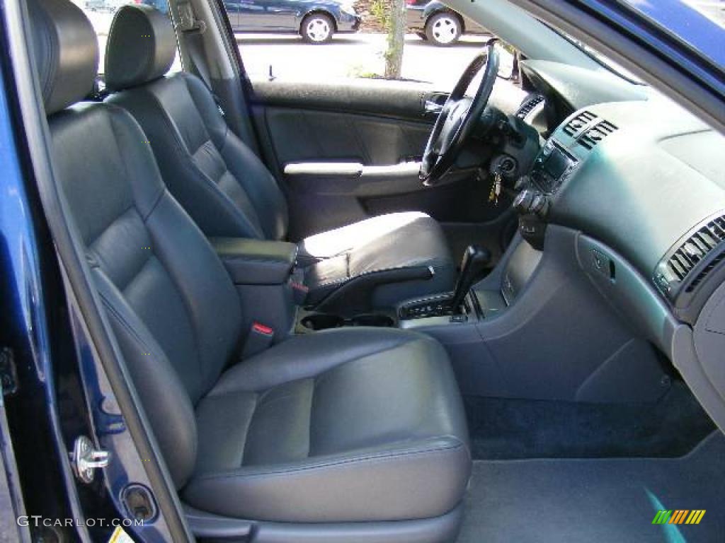 2003 Accord EX Sedan - Eternal Blue Pearl / Black photo #13