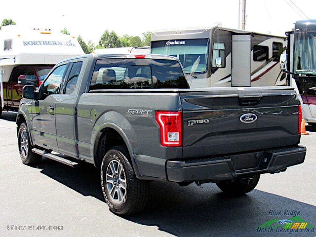 2016 F150 XLT SuperCab 4x4 - Caribou / Medium Earth Gray photo #3