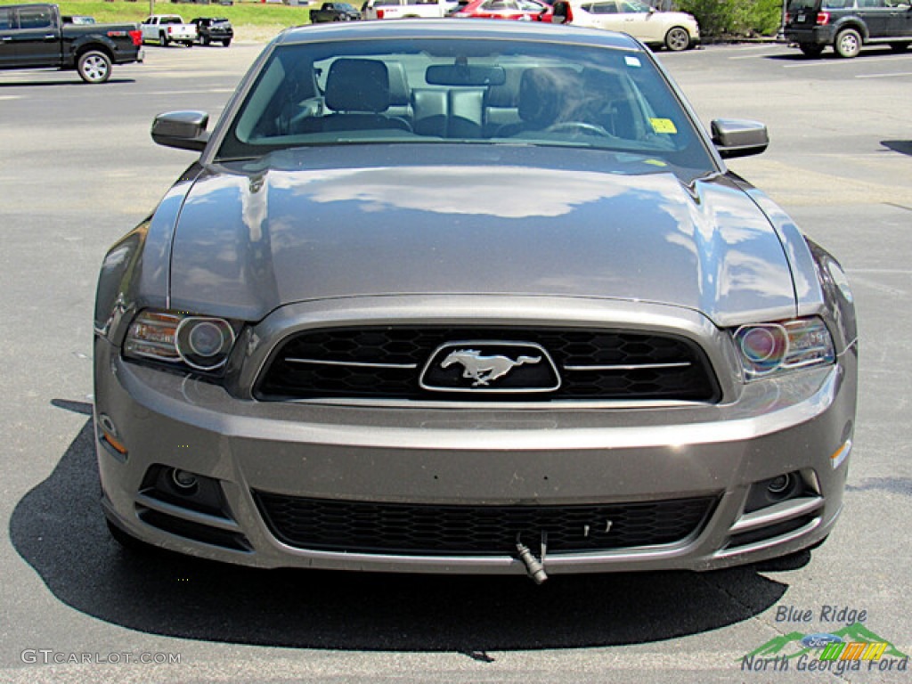 2014 Mustang V6 Premium Coupe - Sterling Gray / Charcoal Black photo #8