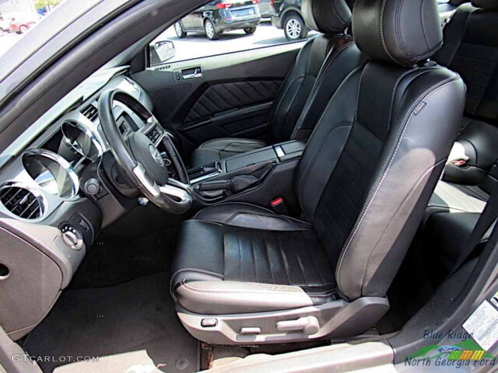 2014 Mustang V6 Premium Coupe - Sterling Gray / Charcoal Black photo #11