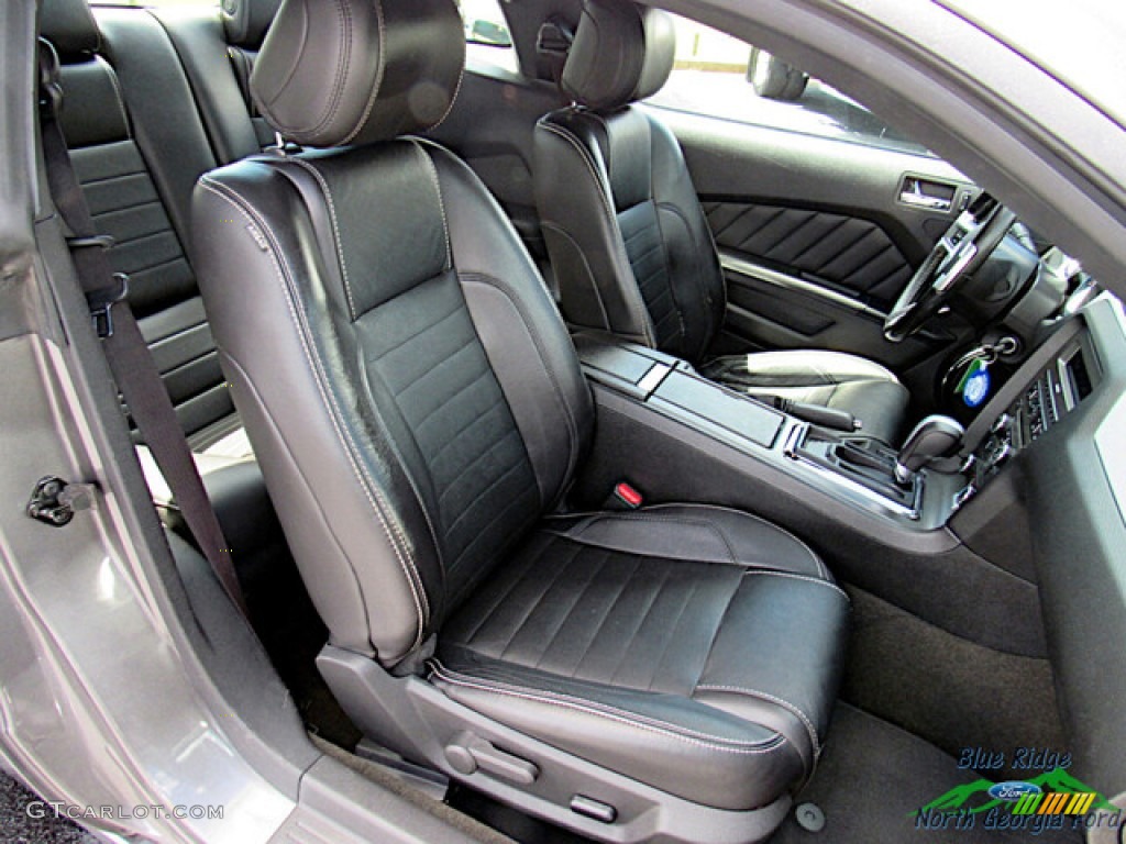 2014 Mustang V6 Premium Coupe - Sterling Gray / Charcoal Black photo #12