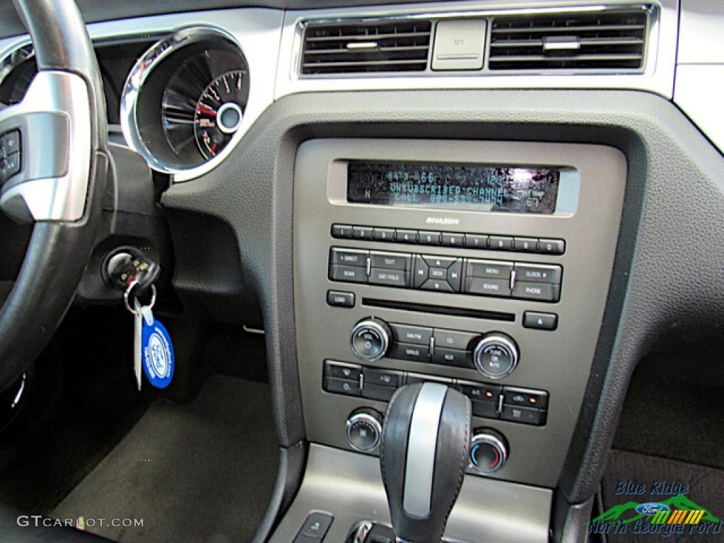 2014 Mustang V6 Premium Coupe - Sterling Gray / Charcoal Black photo #16