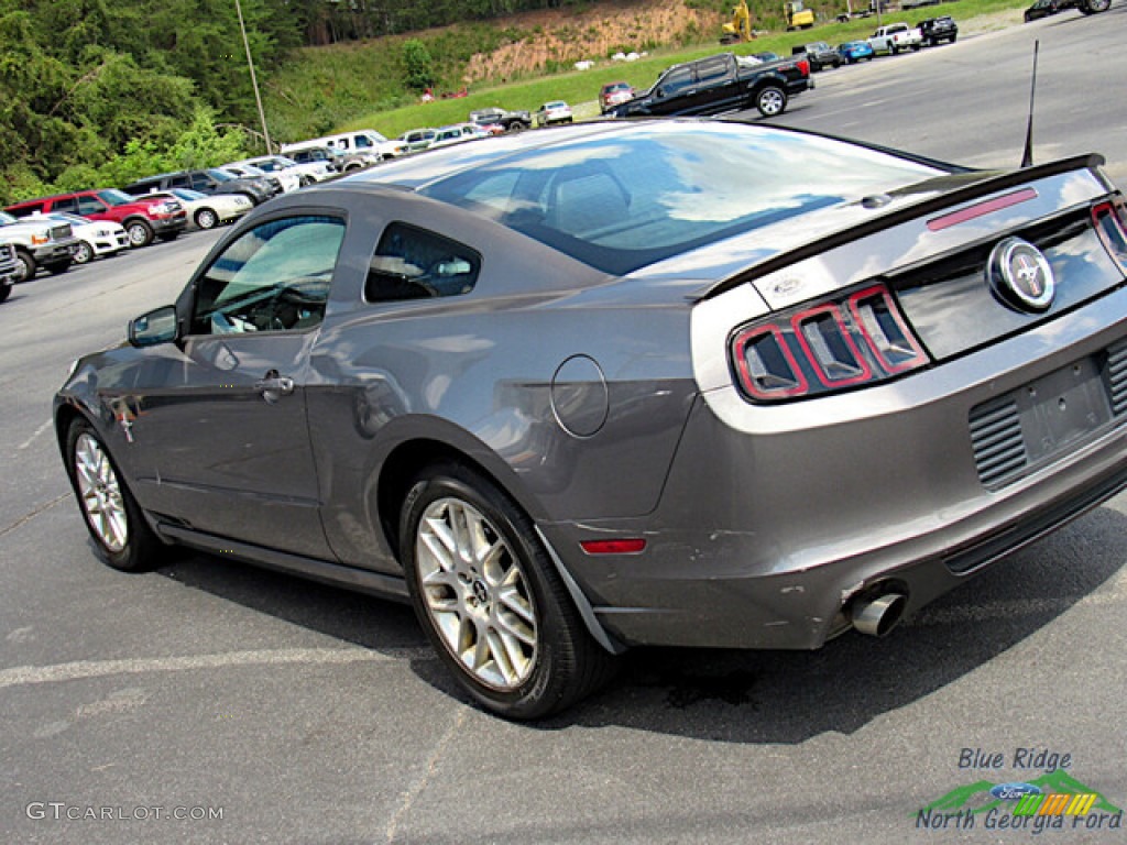 2014 Mustang V6 Premium Coupe - Sterling Gray / Charcoal Black photo #22