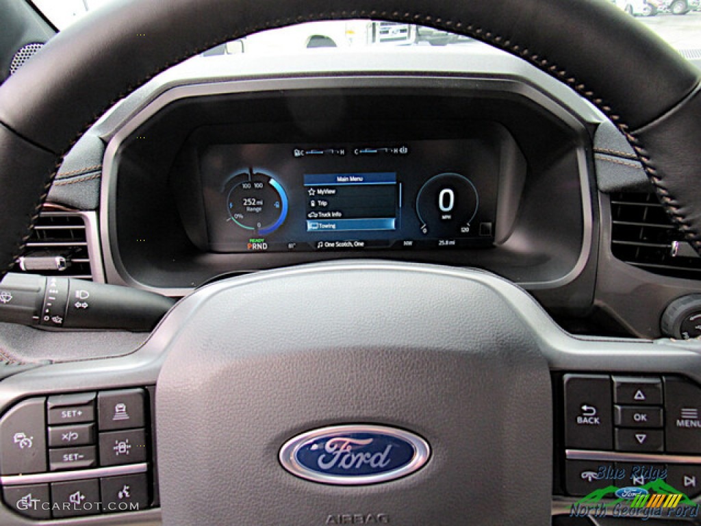 2022 Ford F150 Lightning Lariat 4x4 Gauges Photos