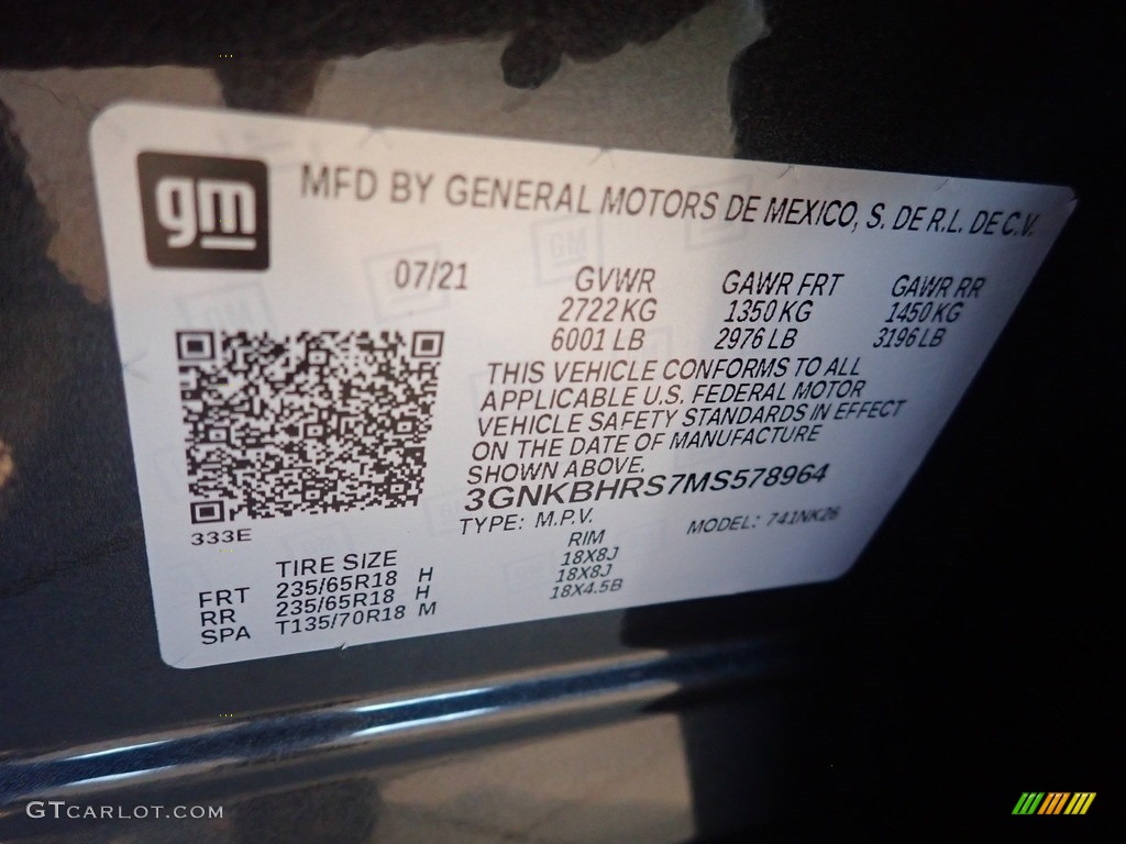 2021 Blazer LT AWD - Iron Gray Metallic / Jet Black photo #18