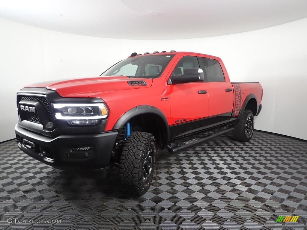 2021 2500 Power Wagon Crew Cab 4x4 - Flame Red / Black/Diesel Gray photo #5