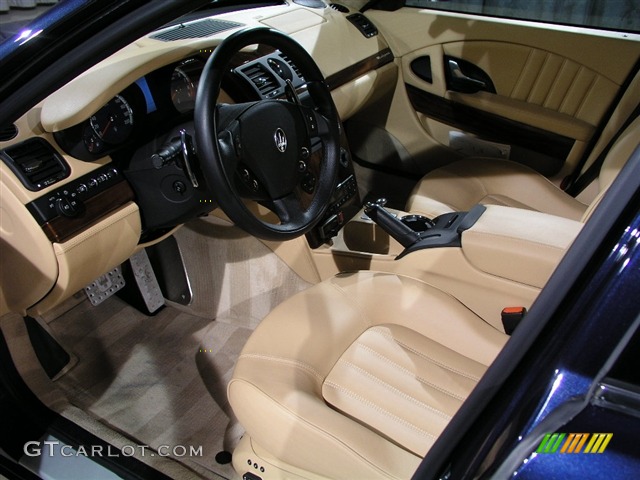 Beige Interior 2007 Maserati Quattroporte Sport GT DuoSelect Photo #144783