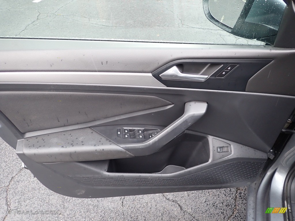 2019 Volkswagen Jetta S Titan Black Door Panel Photo #144782009
