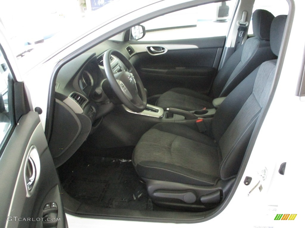 2014 Sentra SV - Aspen White / Charcoal photo #26