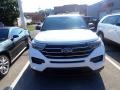 2020 Oxford White Ford Explorer XLT 4WD  photo #2