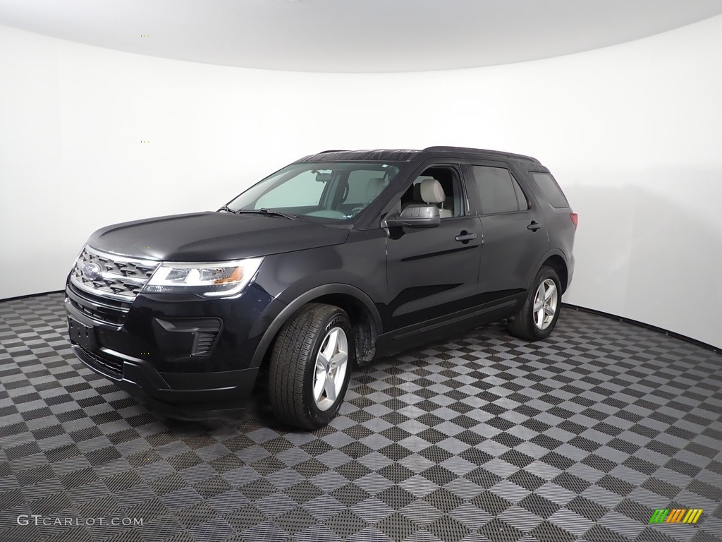 2018 Explorer 4WD - Shadow Black / Medium Stone photo #4