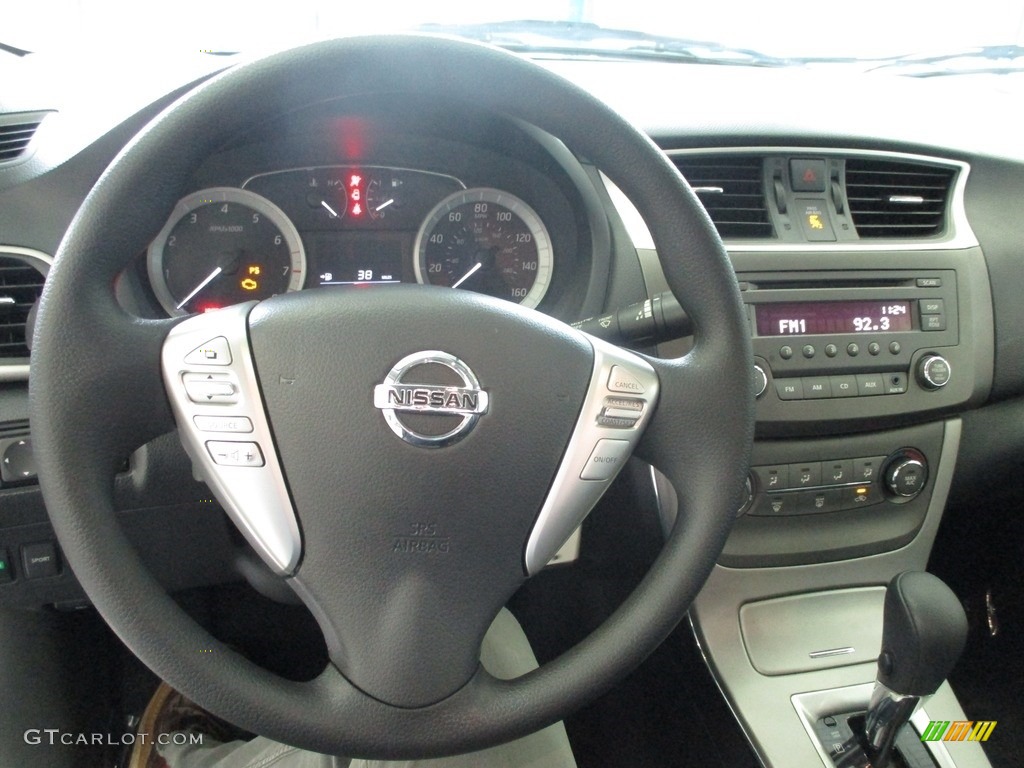 2014 Sentra SV - Aspen White / Charcoal photo #31