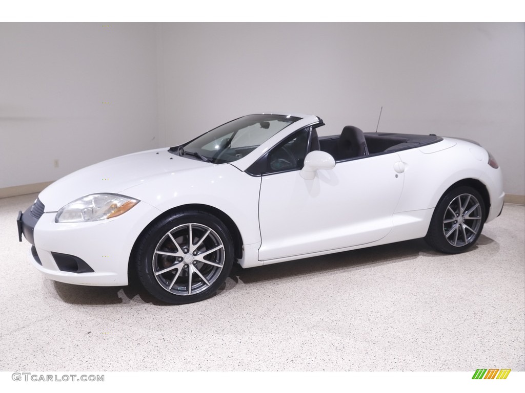 2012 Eclipse Spyder GS Sport - Northstar White / Dark Charcoal photo #4