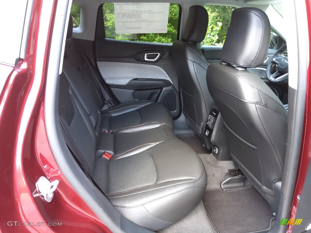 Black Interior 2022 Jeep Compass Latitude Lux 4x4 Photo #144783578