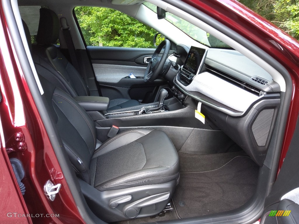 Black Interior 2022 Jeep Compass Latitude Lux 4x4 Photo #144783599