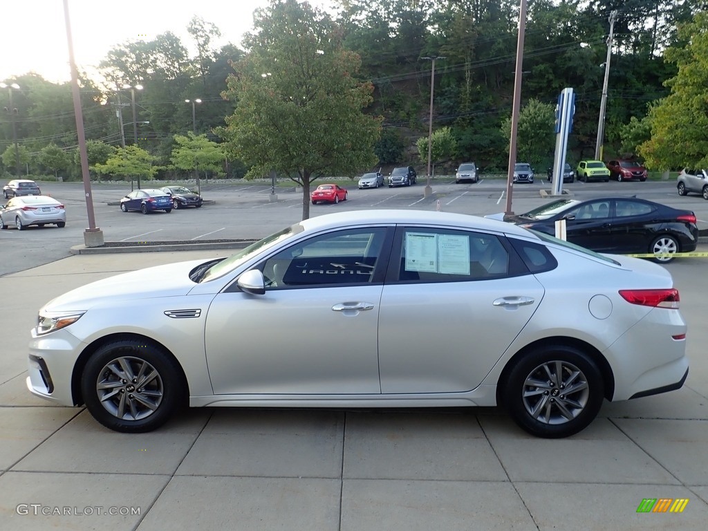 2020 Optima LX - Sparkling Silver / Black photo #6