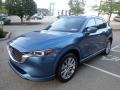 2022 Eternal Blue Mica Mazda CX-5 Turbo Signature AWD  photo #7