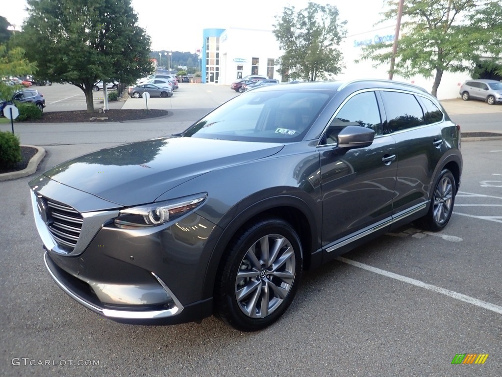 Machine Gray Metallic 2022 Mazda CX-9 Grand Touring AWD Exterior Photo #144784880