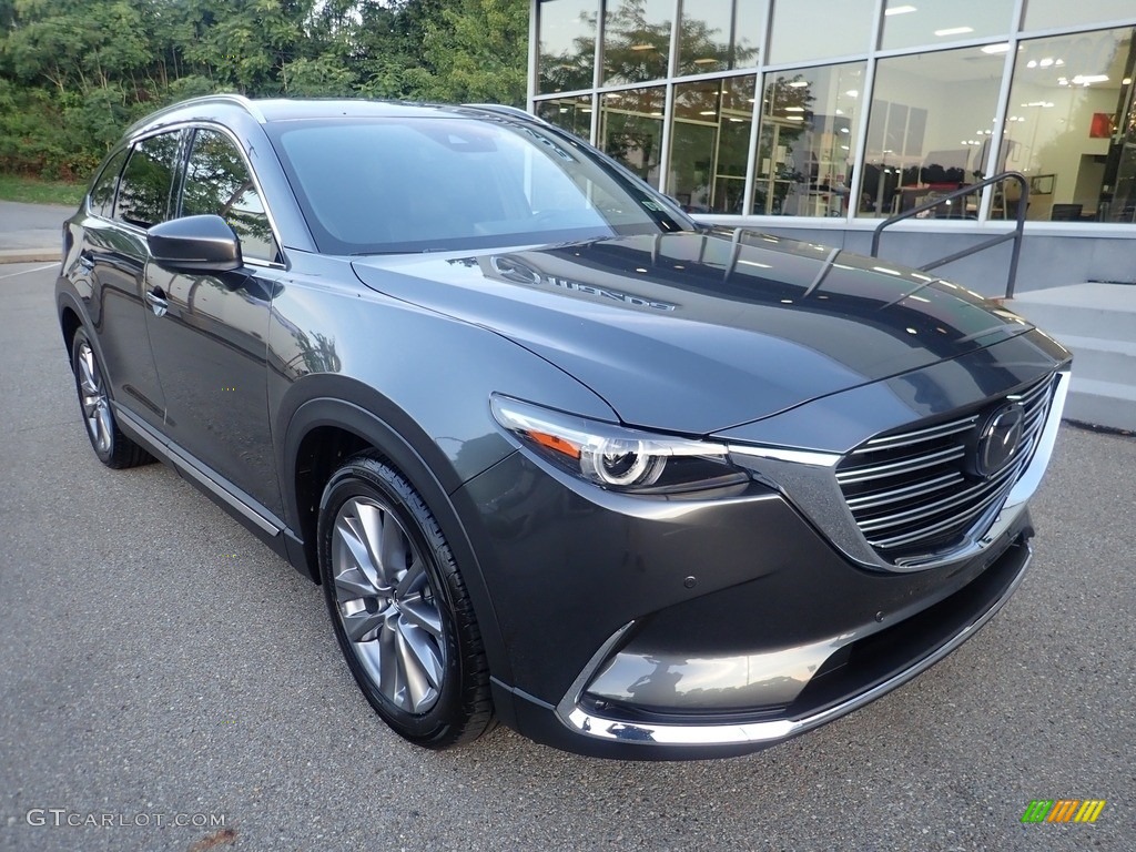 Machine Gray Metallic 2022 Mazda CX-9 Grand Touring AWD Exterior Photo #144784931